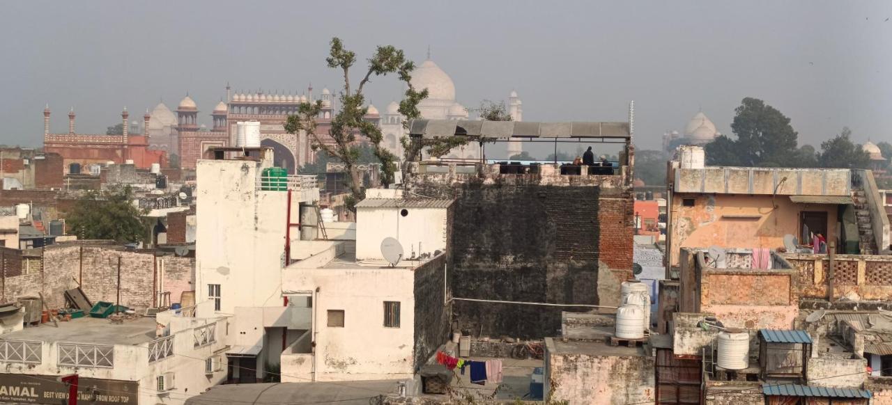 Hotel India Inn Walking Distance From Taj Mahal-- Rooftop Taj Mahal View アーグラ エクステリア 写真